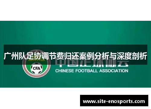 广州队足协调节费归还案例分析与深度剖析